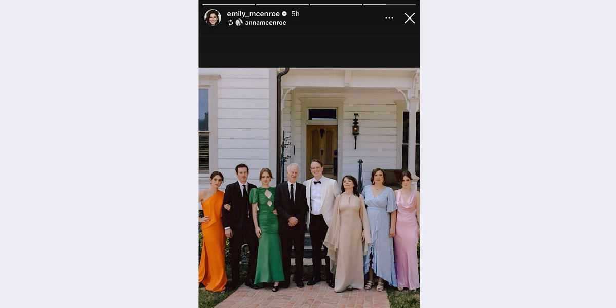 Screenshot via @emily_mcenroe on Instagram dated July 15, 2025